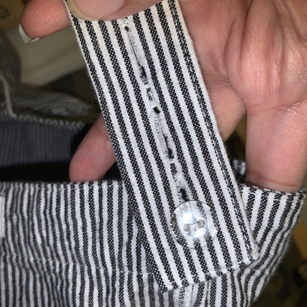 Hollister Dress Y2K Striped Overall Jumper Y2K Preppy Academia Medium Office - Picture 9 of 11